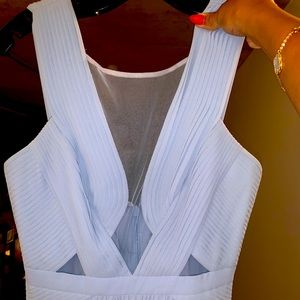 BCBGMAXAZRIA long blue dress size 6